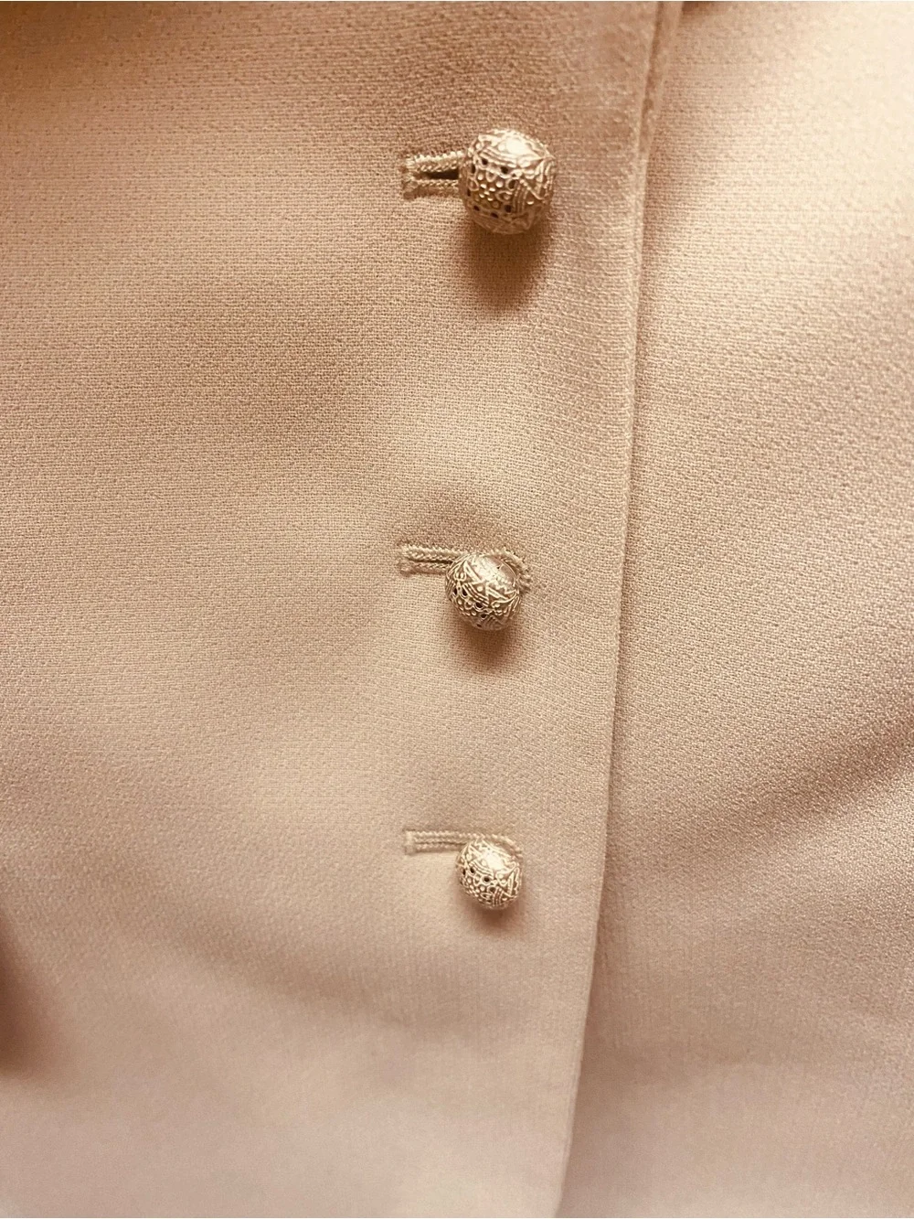 TAHARI Classic Women's Cream Blazer Jacket 12 - Picture 3 of 6